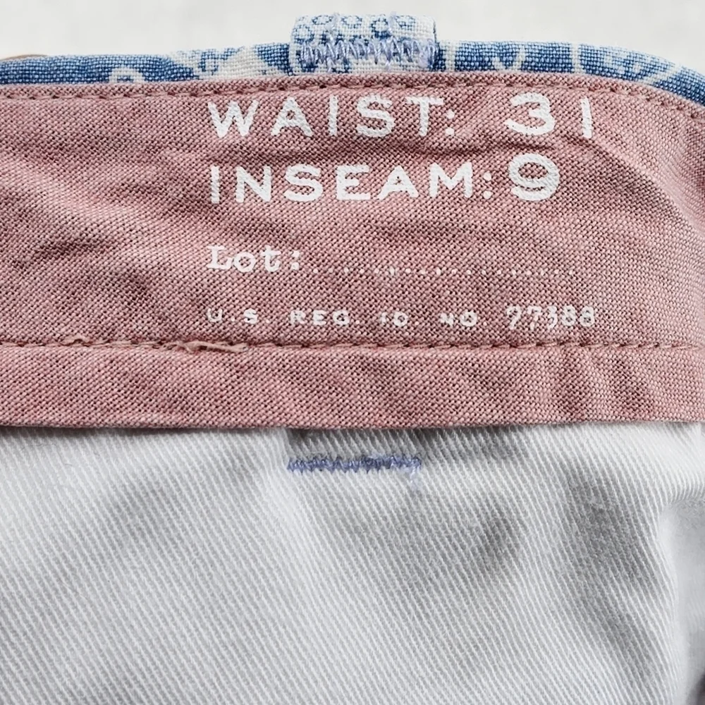 J. Crew Men's Sea Creatures Bermuda Short - Waist 31
